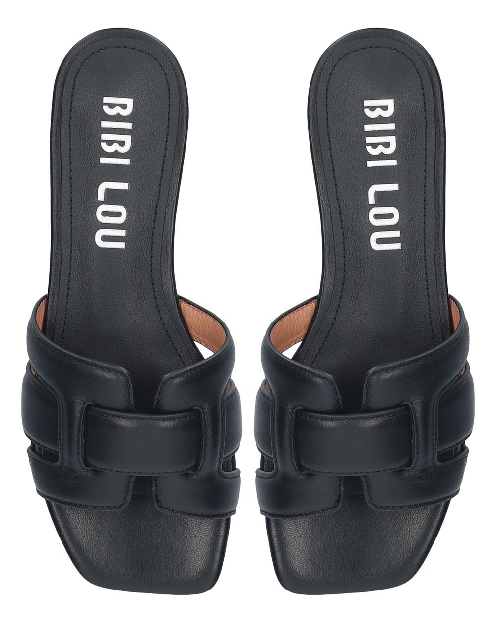 HOLLY FLAT SANDALS BLACK