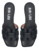 Sandalo basso HOLLY in pelle nero