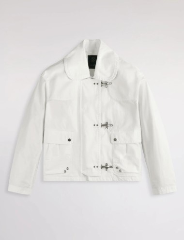 3 Ganci in Cotton and Nylon Canvas white