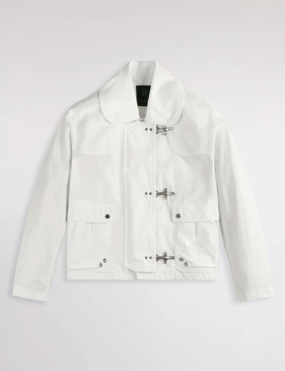 3 Ganci in Cotton and Nylon Canvas white