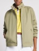 Bomber in Drill di Cotone verde