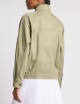 Bomber Jacket in Cotton Drill green