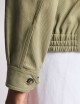 Bomber Jacket in Cotton Drill green