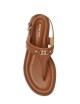 Sandalo infradito Mandy in pelle con cinturino a T luggage