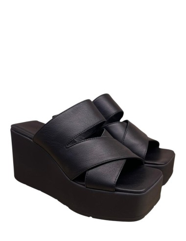Sandalo con fasce TRAVEL nero