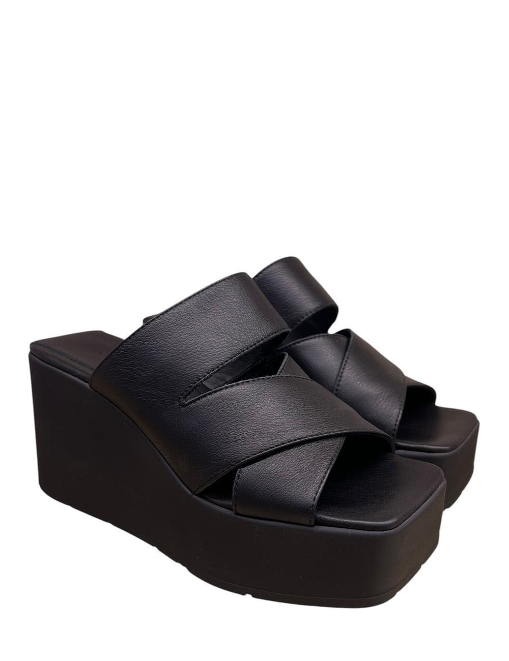 Sandalo con fasce TRAVEL black