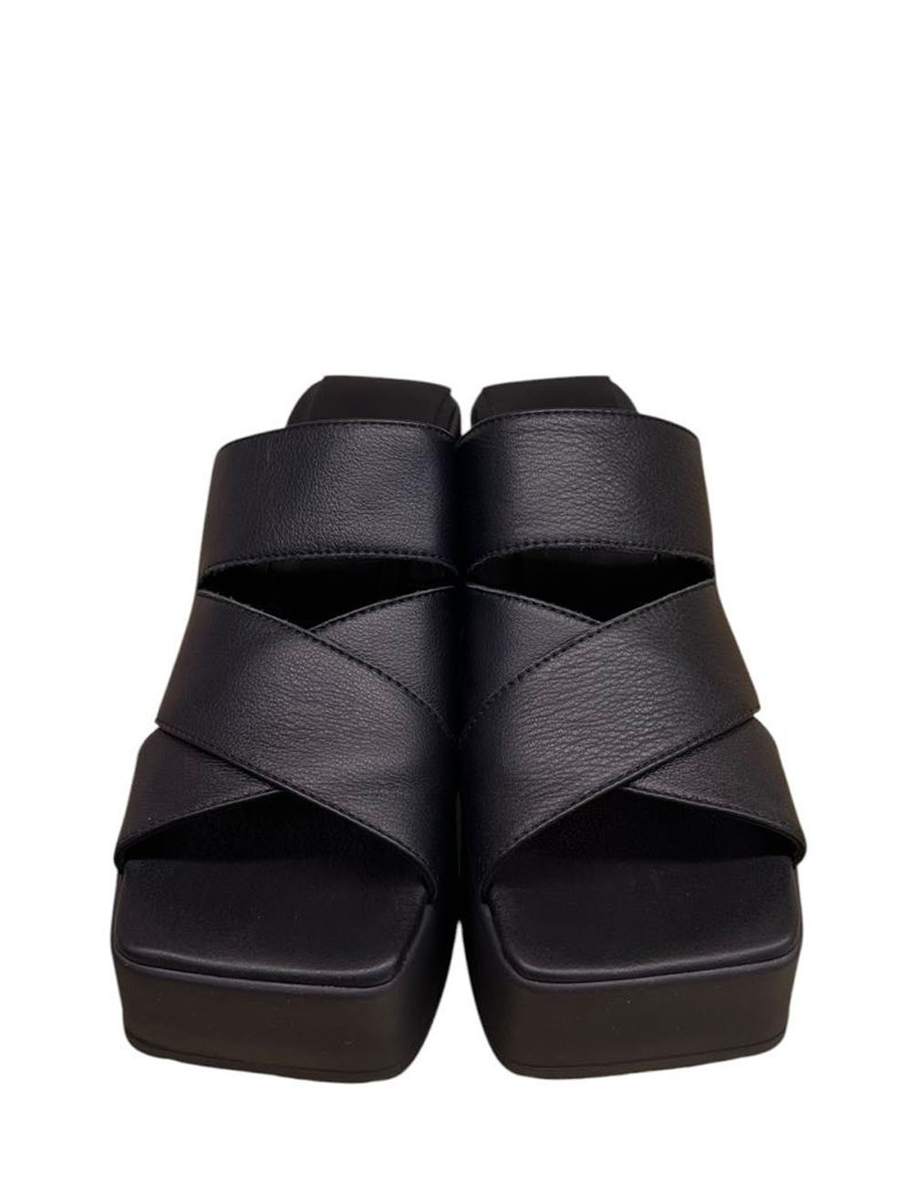 Sandalo con fasce TRAVEL nero