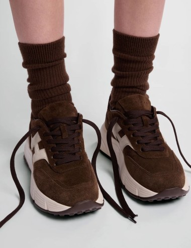 Sneakers Hi-Fi Marrone