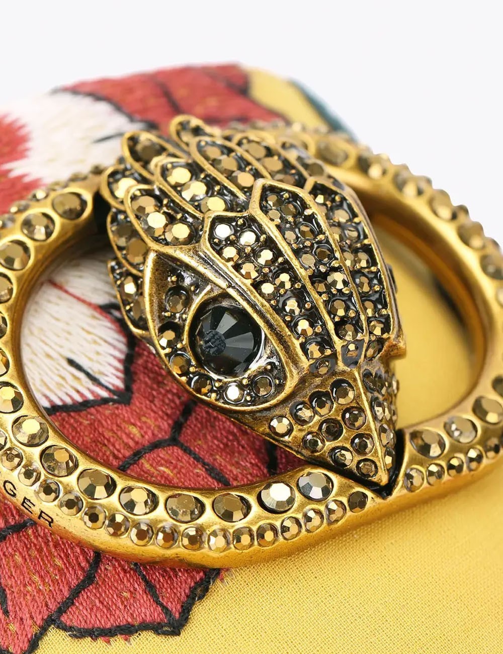 Sandalo basso Chelsea in raso giallo