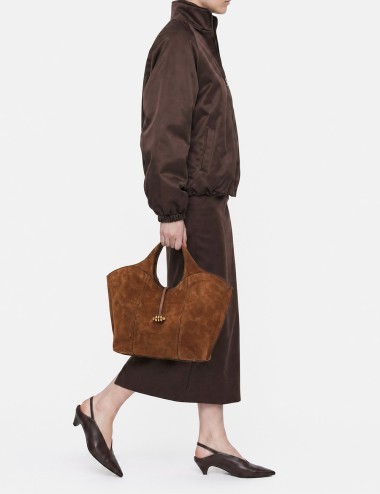 Shopping INFINITY in suede cognac