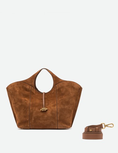 Shopping INFINITY in suede cognac