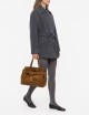 Borsa a mano MIRANDA scamosciata cognac