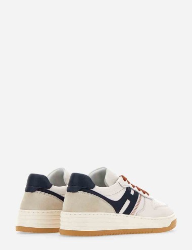 Sneakers H630 Bianco Blu Arancio