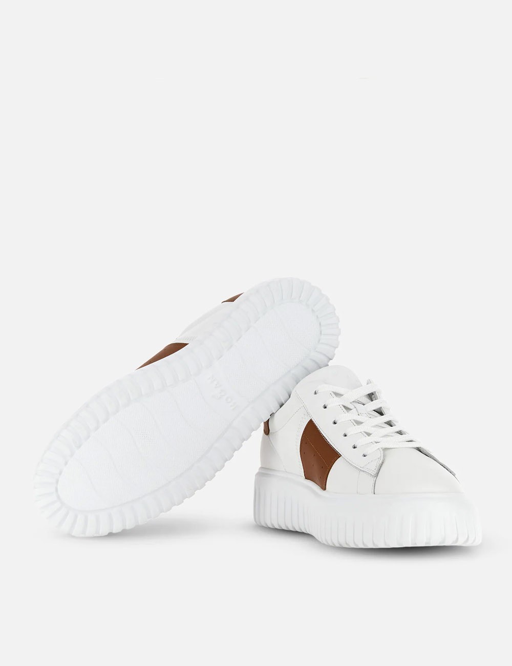 Sneakers H-Stripes Bianco Rosso