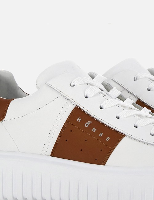 Sneakers H-Stripes White Red