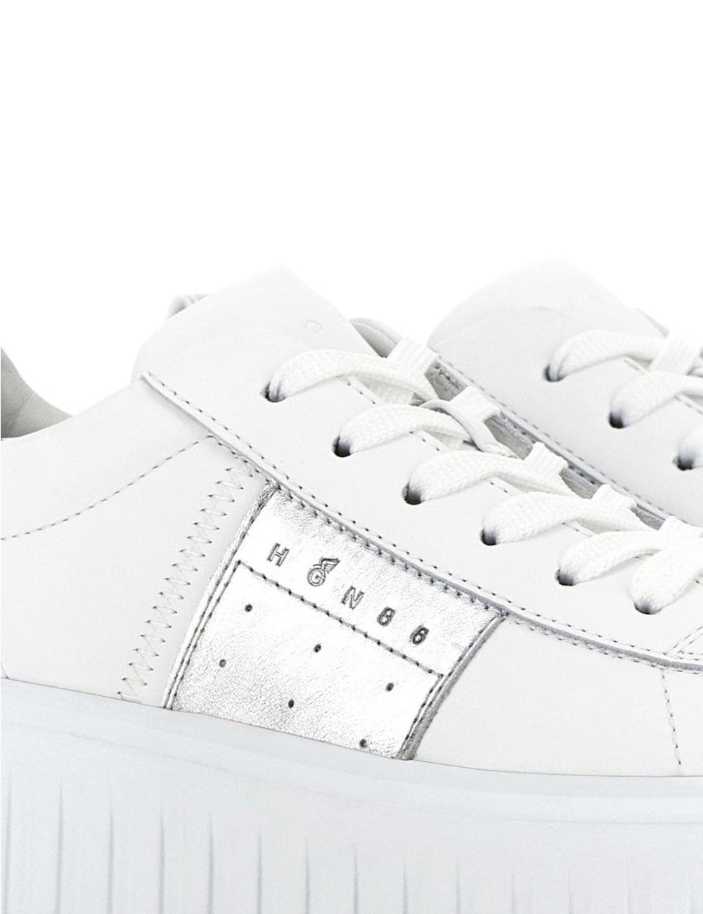 Sneakers H-STRIPES White Silver