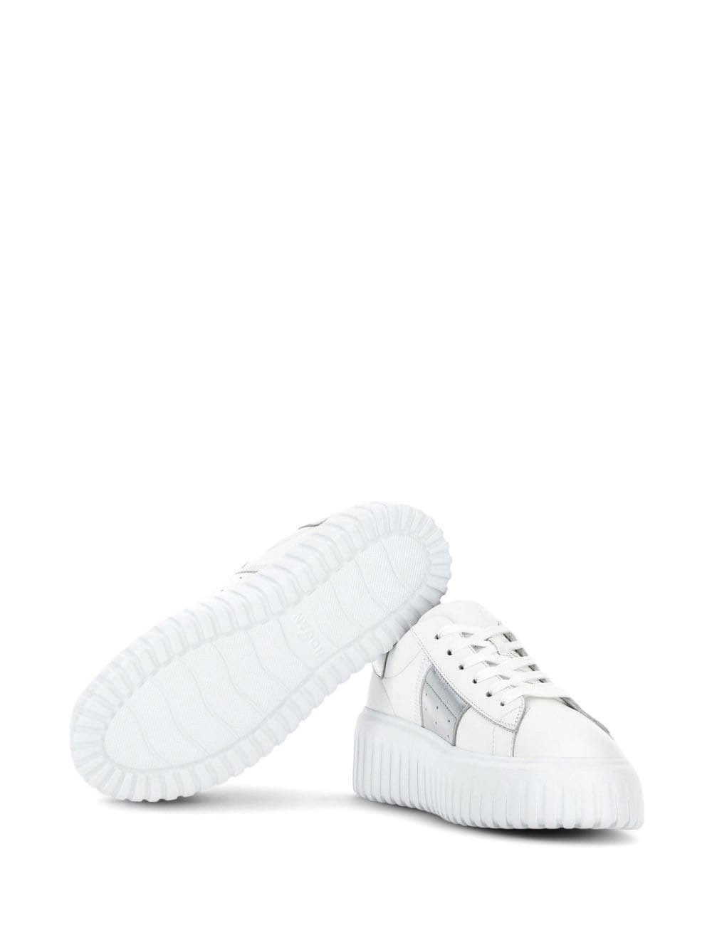 Sneakers H-STRIPES White Silver