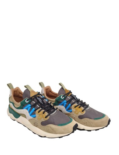 YAMANO 3 UNI TAUPE-WHITE-GREEN