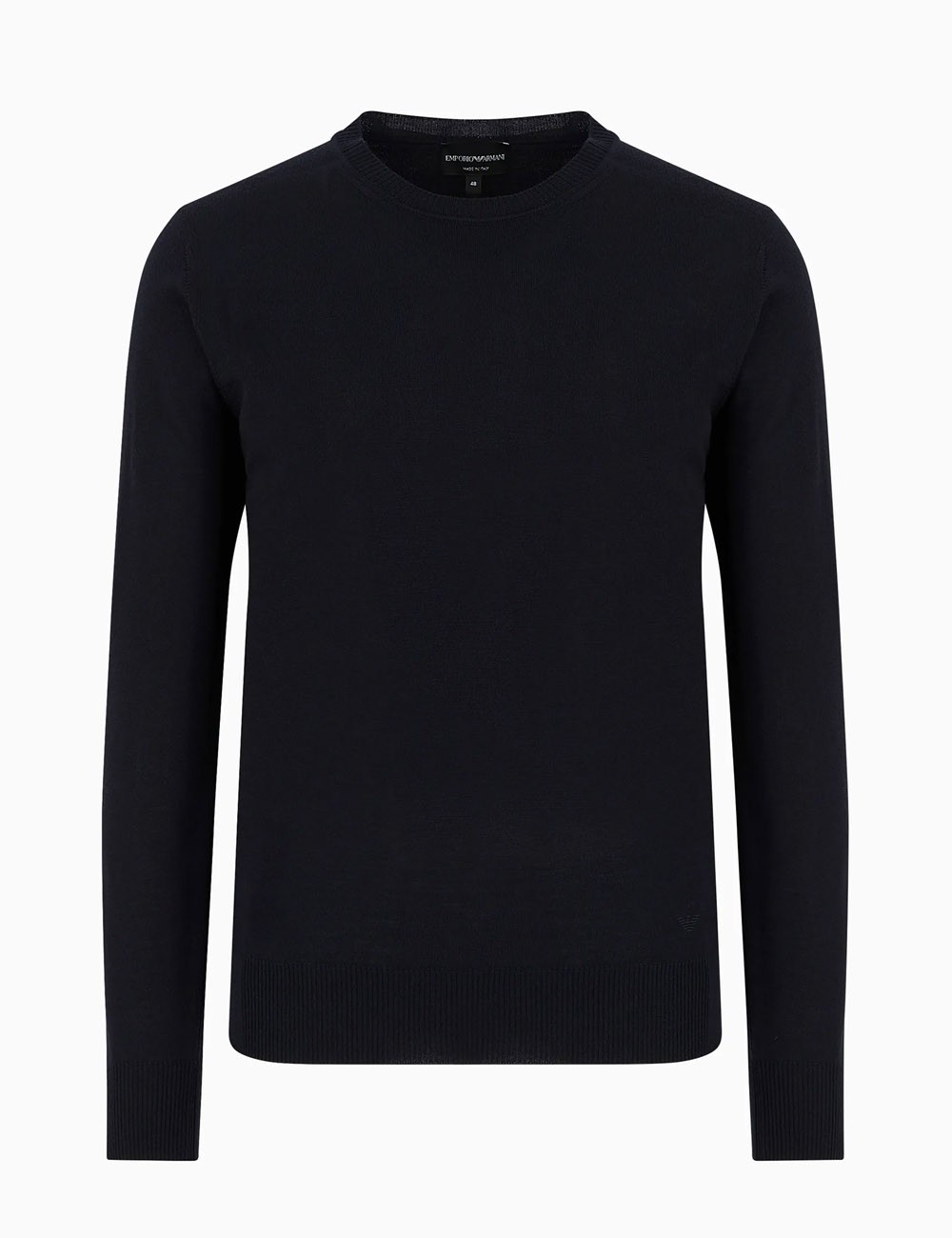 Maglione in pura lana vergine blu navy