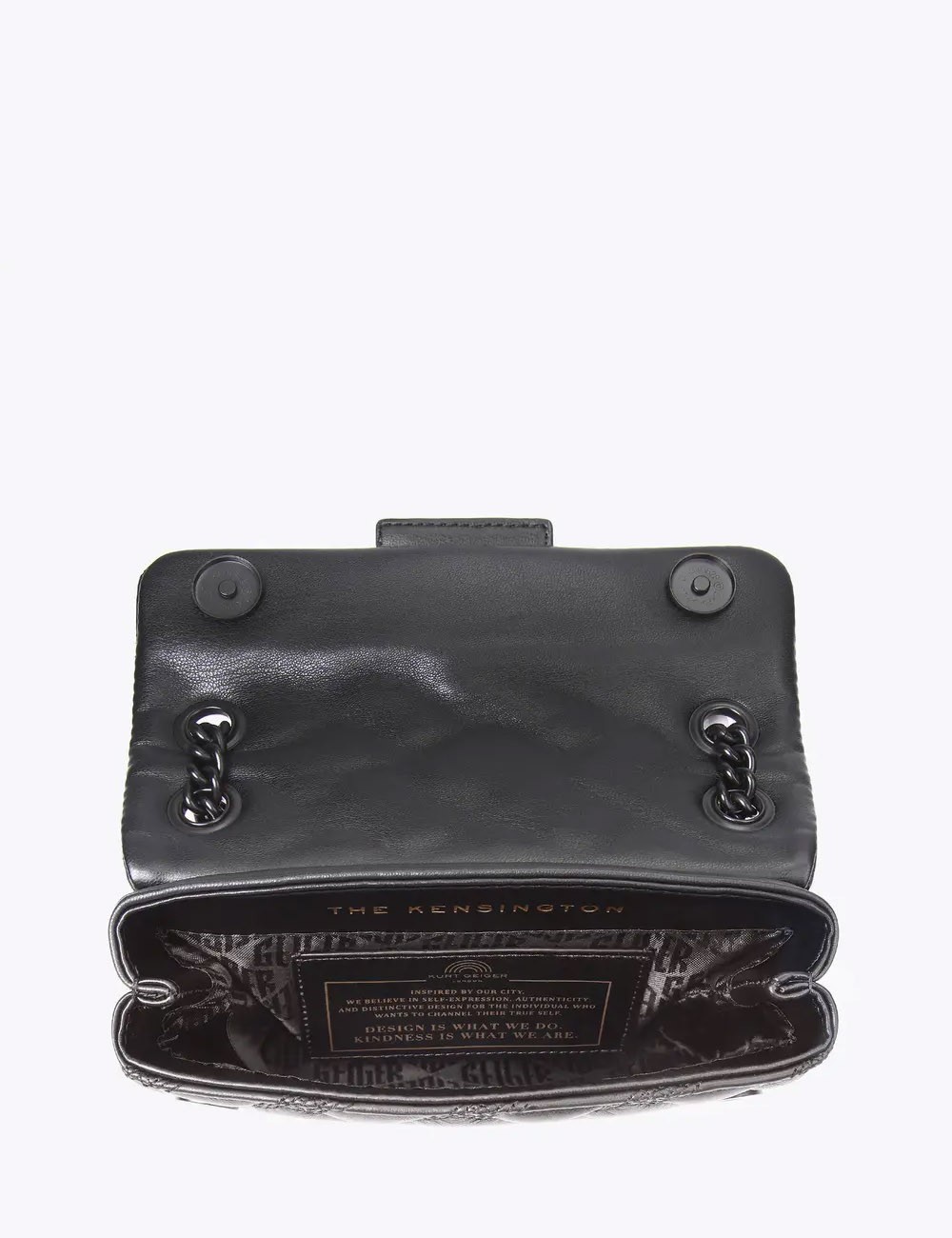 Shoulder bag mini kensington drench black