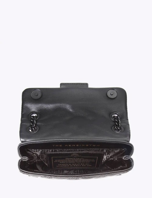 Shoulder bag mini kensington drench black