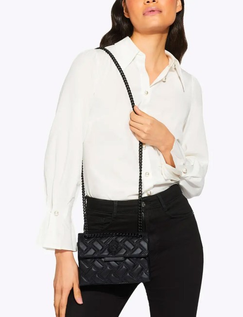 Shoulder bag mini kensington drench black