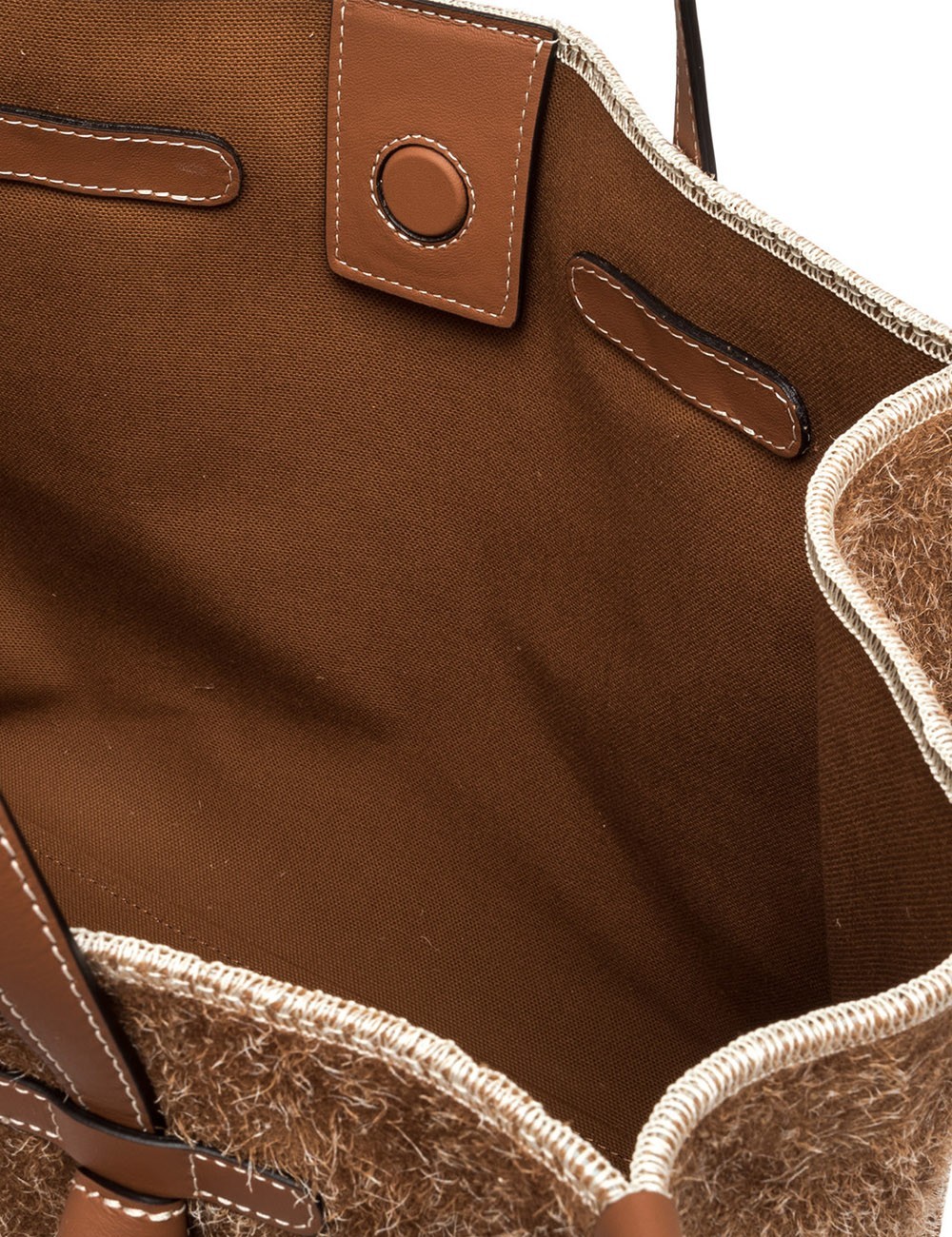 Shopping in pelle scamosciata MARCELLA cognac