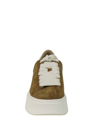Sneakers Moby Be Kind Calf Suede Cammello Bianco