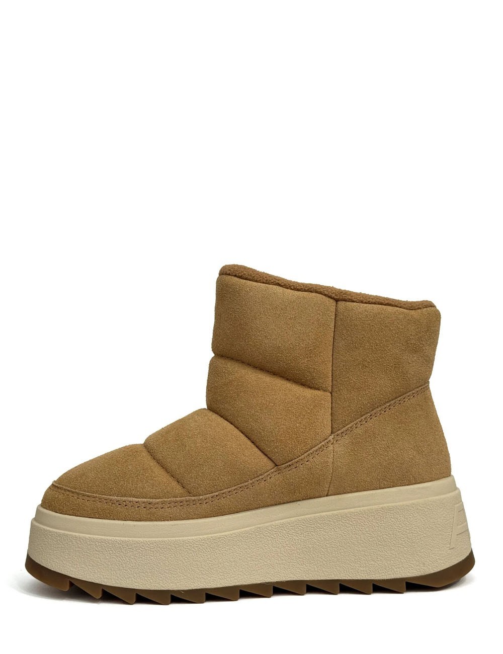 Sneakers Platform in pelle scamosciata MALICA BIS cammello