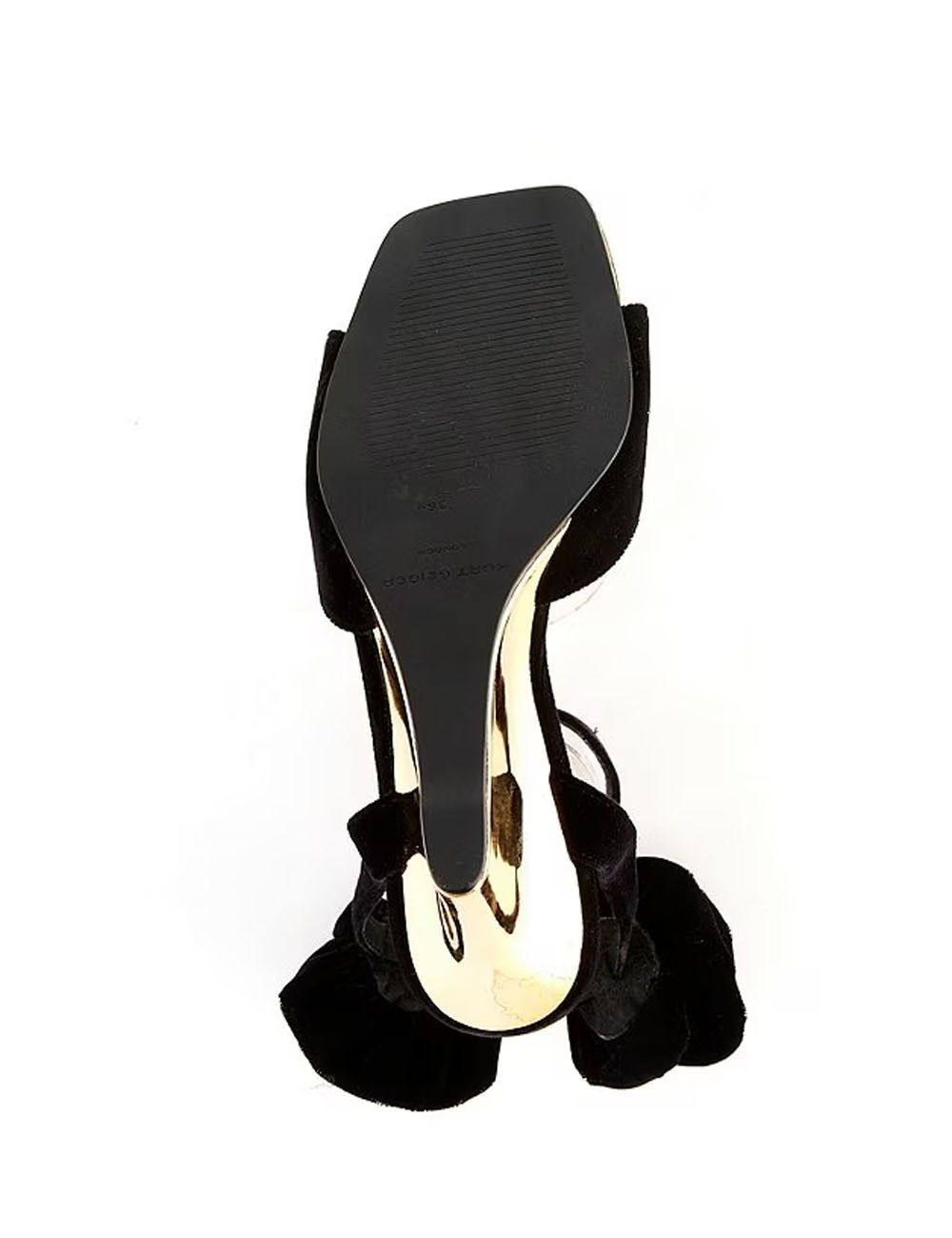 Bloom Velvet Wedge Sandals