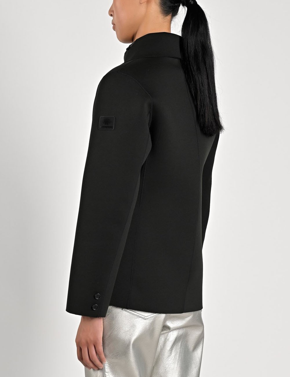 Cappotto corto Tachie coat nero