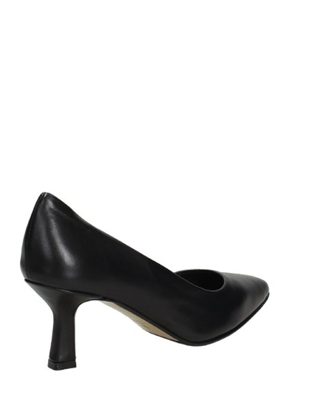 Black nappa décolleté