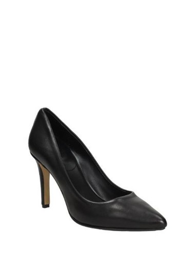 High heel pumps in black nappa