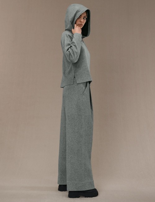 Felpa sesta hood wom fleece