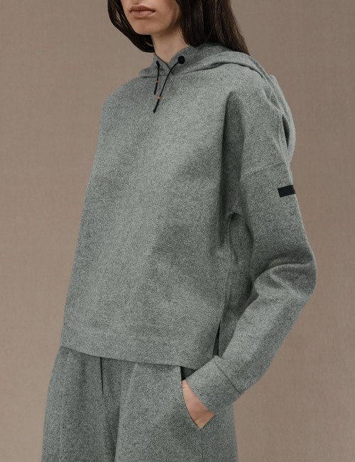 Felpa sesta hood wom fleece