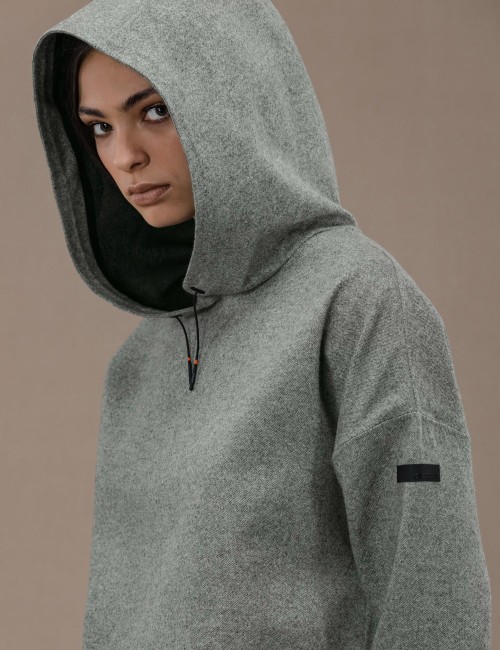 Felpa sesta hood wom fleece