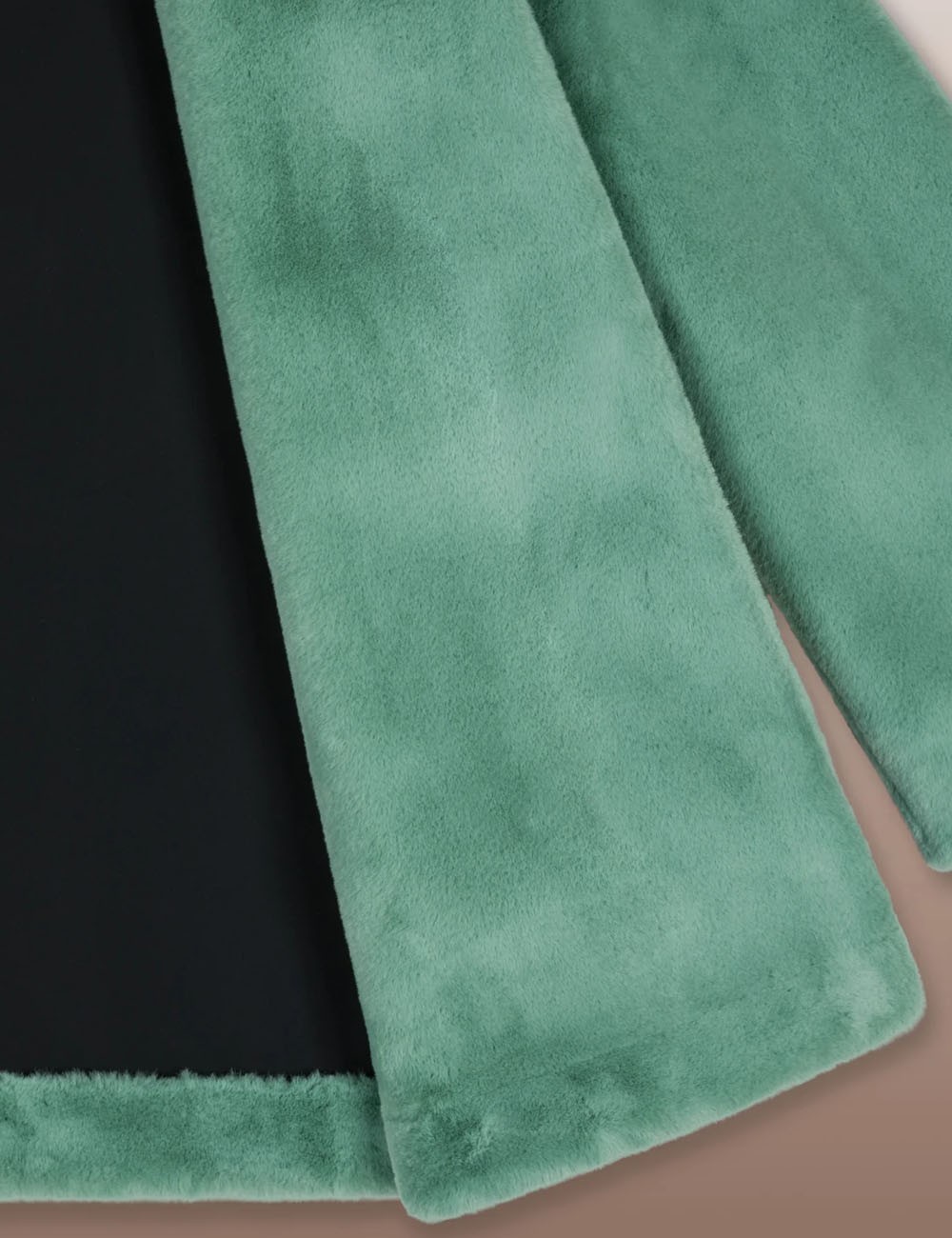 Cappottino Eco Fur K Wom Jkt white sand