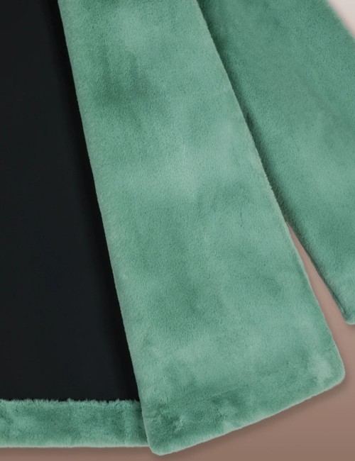 Cappottino Eco Fur K Wom Jkt white sand