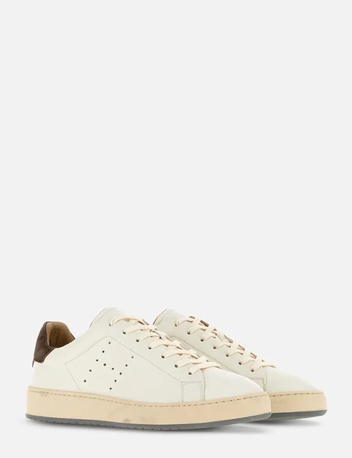 Sneakers Hogan H672 Avorio Marrone