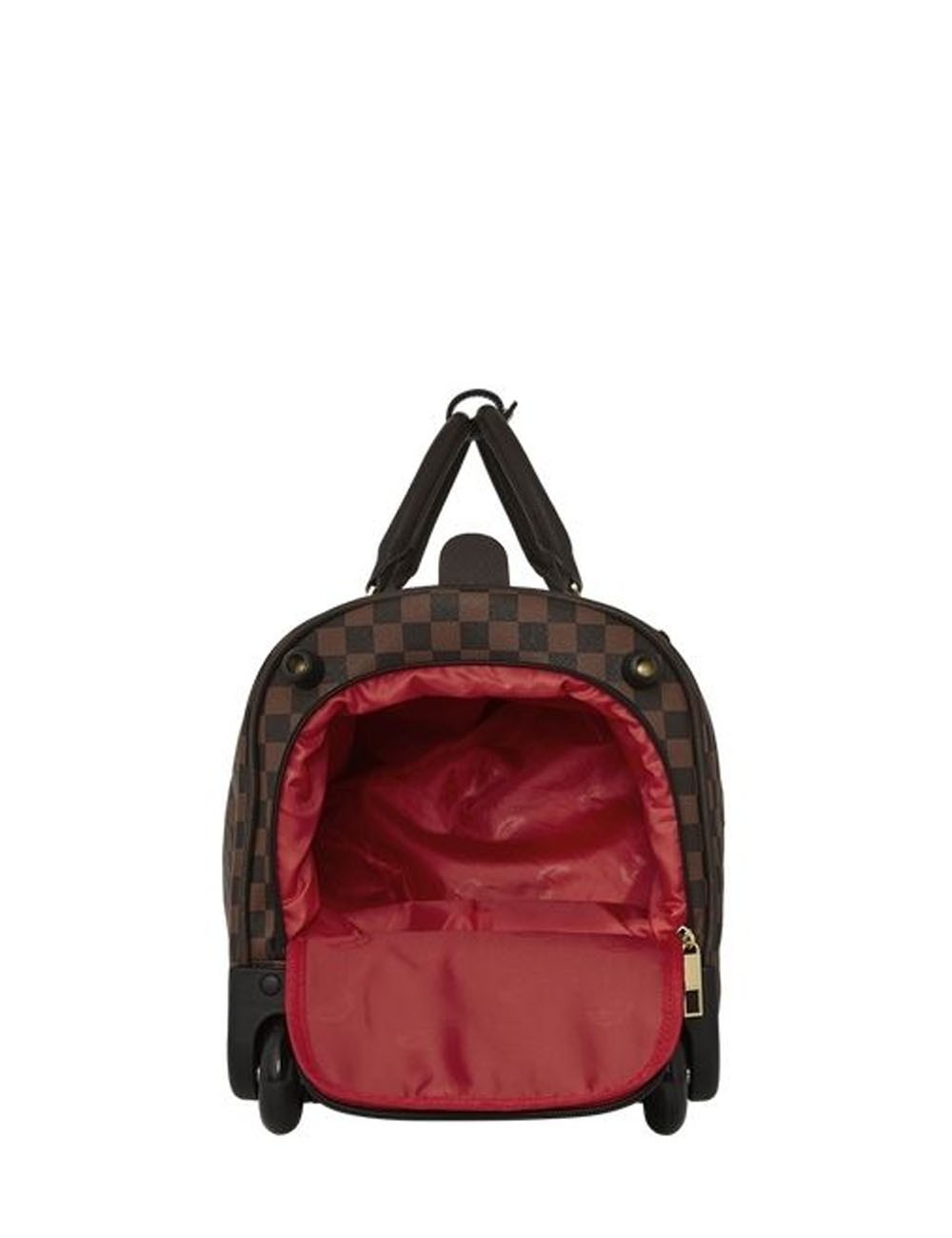 CORE EMBOSS CHECK WHEELY DUFFLE