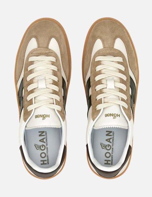 Sneakers Hogan Cool Avorio Marrone Nero