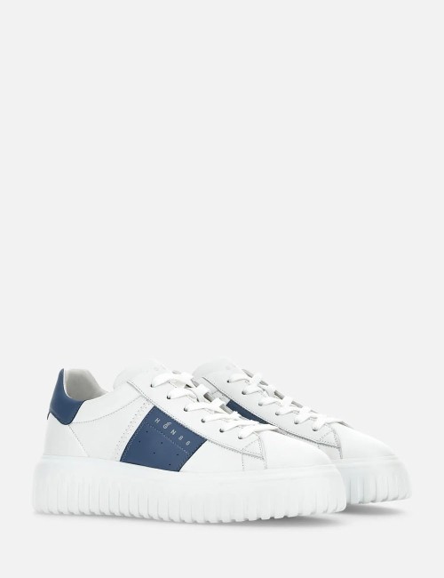Sneakers H-Stripes White Light Blue