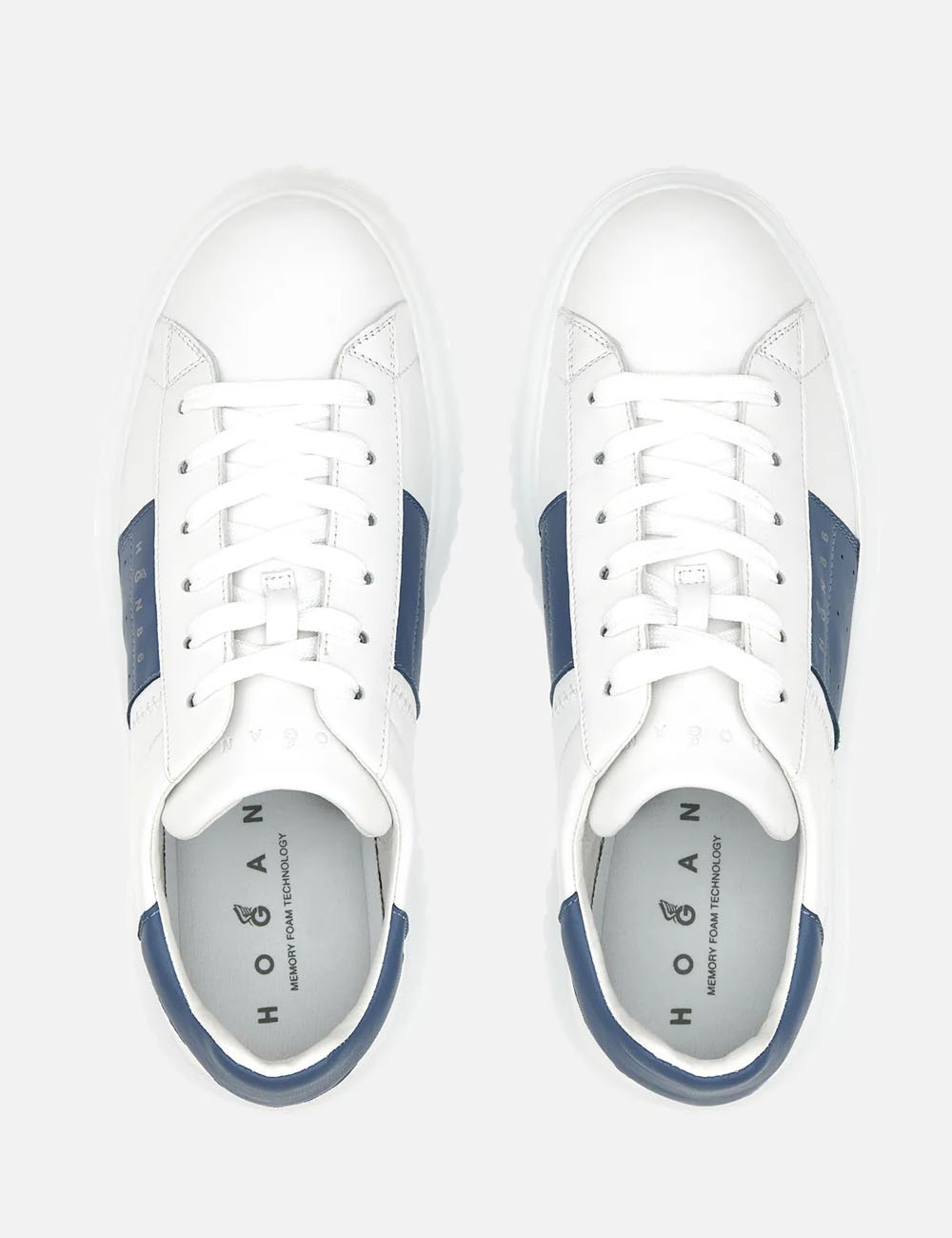 Sneakers H-Stripes White Light Blue