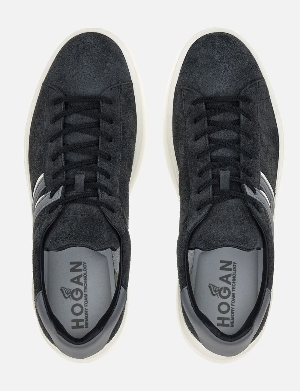 Sneakers H580 scamosciata Blu Grigio