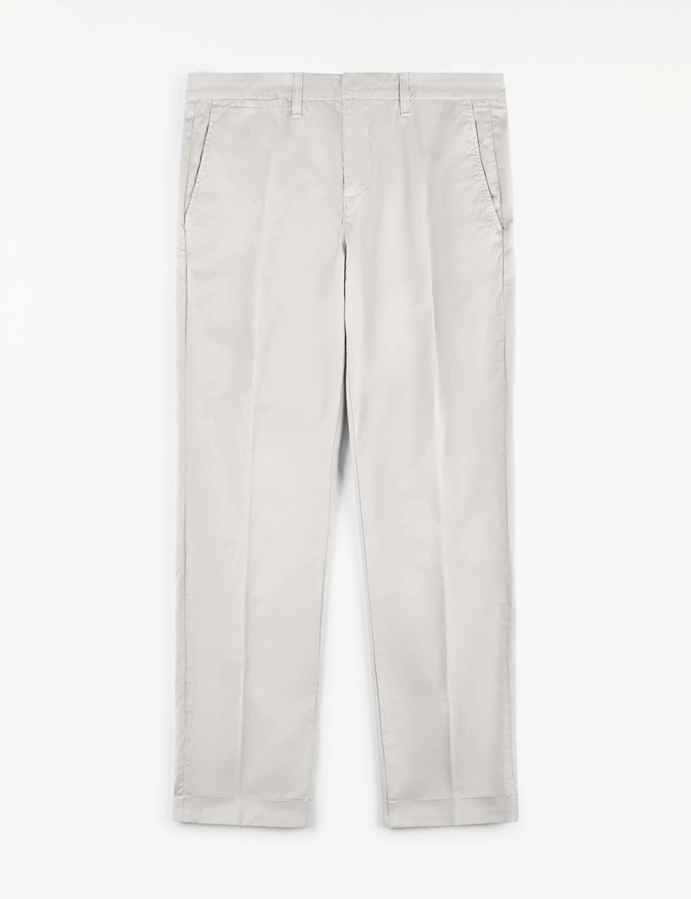 Pantaloni Slim in Gabardine Stretch grigio