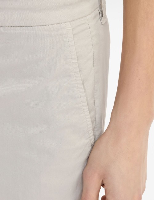Pantaloni Slim in Gabardine Stretch grigio