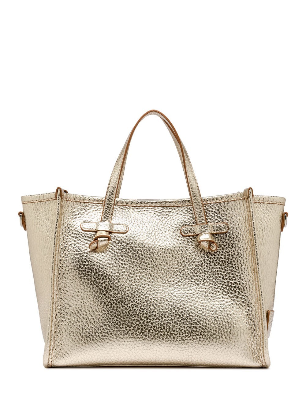 MARCELLA 32 Shopping bag LIGHT GOLD-CARAMELLO