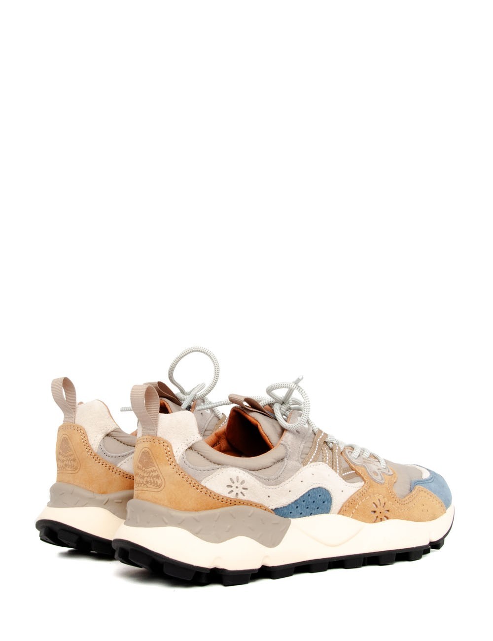 SNEAKERS YAMANO 3 MAN SUEDE/NYLON-RIPSTOP DARK GREY-BEIGE