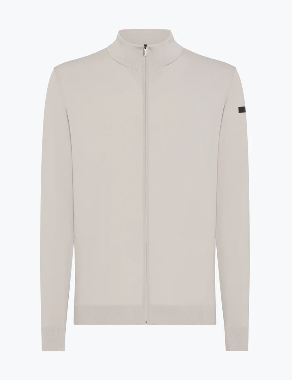 Maglia Maxell Full Zip Knit White Sand