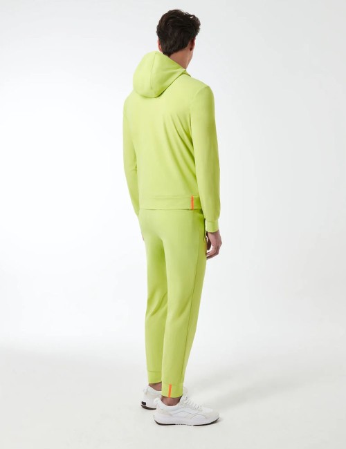 Maglia Surflex Hood Zip Fleece verde prato